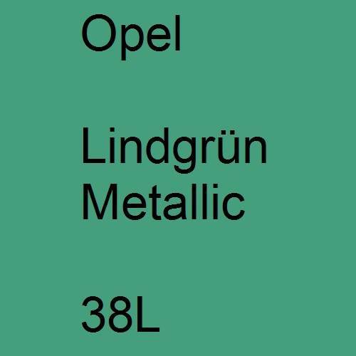 Opel, Lindgrün Metallic, 38L.